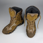 Зимові шкіряні берці Oksy Tactical на мембрані GORE-TEX черевики Coyote розмір 42 - зображення 8