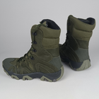 Шкіряні берці Oksy Tactical демісезонні черевикі Olive розмір 46 - зображення 7