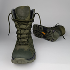 Зимние кожаные берцы Oksy Tactical на мембране GORE-TEX ботинки Olive размер 44 - изображение 5