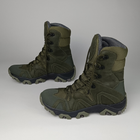 Зимние кожаные берцы Oksy Tactical на мембране GORE-TEX ботинки Olive размер 44 - изображение 6