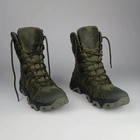 Зимові шкіряні берці Oksy Tactical на мембрані GORE-TEX черевики Olive розмір 42 - зображення 1