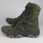 Кожаные берцы Oksy Tactical демисезонные ботинки Olive размер 45 - изображение 5