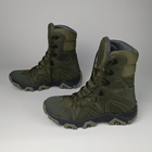 Зимові шкіряні берці Oksy Tactical на мембрані GORE-TEX черевики Olive розмір 42 - зображення 6