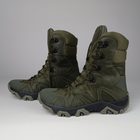 Зимові шкіряні берці Oksy Tactical на мембрані GORE-TEX черевики Olive розмір 46 - зображення 4