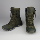 Зимові шкіряні берці Oksy Tactical на мембрані GORE-TEX черевики Olive розмір 42 - зображення 7