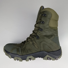 Зимние кожаные берцы Oksy Tactical на мембране GORE-TEX ботинки Olive размер 43 - изображение 8