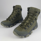 Кожаные полуберцы Oksy Tactical демисезонные ботинки Olive размер 41 - изображение 1