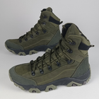 Кожаные полуберцы Oksy Tactical демисезонные ботинки Olive размер 41 - изображение 5