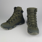 Кожаные полуберцы Oksy Tactical демисезонные ботинки Olive размер 44 - изображение 4