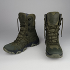 Зимние кожаные берцы Oksy Tactical на мембране GORE-TEX ботинки Olive размер 40 - изображение 7