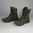 Зимние кожаные берцы Oksy Tactical на мембране GORE-TEX ботинки Olive размер 40 - изображение 11