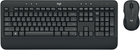 Zestaw bezprzewodowy Logitech MK545 USB 2.4 GHz Czarny (920-008889) - obraz 1