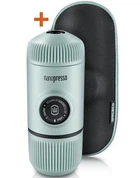 Wacaco Nanopresso Arctic Blue + кейс - портативная кофеварка, молотый кофе
