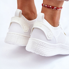 Sneakersy damskie z siatki na platformie do kostki wsuwane Big Star LL274415 36 Białe (5900714608989) - obraz 5