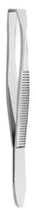 Пінцет косметичний Donegal прямий срібний (5907549210912) - зображення 1