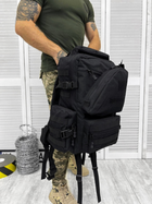 Рюкзак тактичний Assault Backpack Black 45л - изображение 3