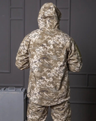 Мужской демисезонный костюм Softshell с Липучками под Шевроны пиксель Куртка и брюки 3XL - изображение 6