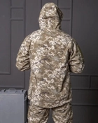 Мужской демисезонный костюм Softshell с Липучками под Шевроны пиксель Куртка и брюки 2XL - изображение 6