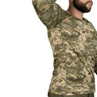 Лонгслив тактический эластичный футболка с длинным рукавом для силовых структур Пиксель (7249), S (OPT-9561) - изображение 4