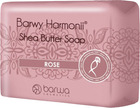 Мило Barwa Barwy Harmonii Shea Butter Soap брускове Rose 190 г (5902305002589) - зображення 1