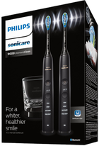 Набір електричних зубних щіток Philips Sonicare Diamond Clean 9000 HX9914/54 - зображення 5