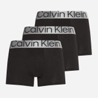 Набір трусів шорти Calvin Klein Underwear 000NB3130A7V1 XL 3 шт Чорний (8719855387250) - зображення 4