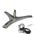 Крестовина барабана LG MHW34308901/907 + комплект подшипников SKF (6205 + 6206) + сальник (37*66*9.5/12)