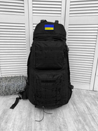 Тактичний рамний рюкзак Tactical Bag Black 100 л - зображення 4
