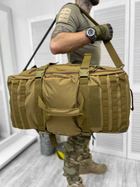 Тактична сумка рюкзак Tactical Bag Coyote 65 л - изображение 2