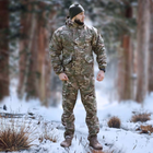Зимний мужской костюм Рип-Стоп -20°C Утепленный бушлат и брюки Мультикам 54 - изображение 1