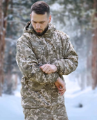 Зимний мужской костюм Рип-Стоп -20°C Утепленный бушлат и брюки Пиксель 48 - изображение 3