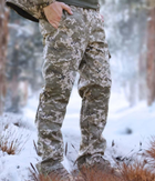 Зимовий чоловічий костюм Ріп-Стоп -20°C Утеплений бушлат та штани Піксель 56 - зображення 7