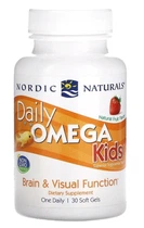 Омега 3 Nordic Naturals риб’ячий жир для дітей для щоденного вживання зі смаком натуральних фруктів 340 мг 30 капсул