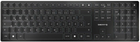 Klawiatura bezprzewodowa Cherry KW 9100 SLIM Wireless DEU Black (JK-9100DE-2)