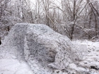 Маскувальна сітка "брудний сніг" 6х5 м біла - зображення 3