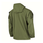 Мужская куртка с капюшоном US Gen III Level 5 MFH KL073 с водонепроницаемого материала на молнии Двухсторонняя система вентиляции с липучкой и резинкой на манжетах Olive L (Kali) - изображение 2