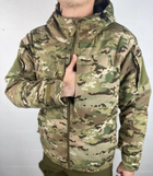 Армейская водонепроницаемая теплосберегающая мужская куртка Мультикам XL (Kali) KL004 - изображение 4