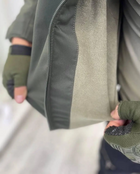 Армейская куртка Combat ткань soft-shell на флисе Оливковый 3XL (Kali) KL006 - изображение 4