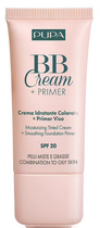 BB krem i baza pod makijaż Pupa Milano SPF 20 BB cream + primer do skóry tłustej i mieszanej 002 naturalny 30 ml (8011607313327) - obraz 1