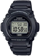 Часы наручные Casio W-219H-1A спортивные illuminator