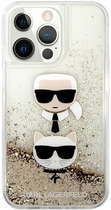 Etui CG Mobile Karl Lagerfeld Liquid Glitter Karl&Choupette Head do Apple iPhone 13/13 Pro Zloty (3666339028954) - obraz 2