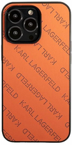 Etui CG Mobile Karl Lagerfeld Perforated Allover do Apple iPhone 13/13 Pro Pomaranczowy (3666339049584) - obraz 2