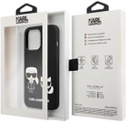 Etui CG Mobile Karl Lagerfeld Silicone Karl&Choupette do Apple iPhone 13/13 Pro Czarny (3666339027070) - obraz 3