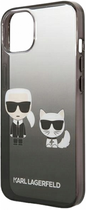 Etui CG Mobile Karl Lagerfeld Gradient Iconic Karl&Choupette do Apple iPhone 13 Czarny (3666339049256) - obraz 3