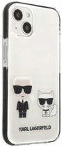 Панель CG Mobile Karl Lagerfeld Karl&Choupette для Apple iPhone 13 White (3666339048617) - зображення 2