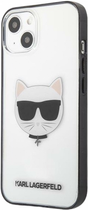 Etui CG Mobile Karl Lagerfeld Iconic Choupette do Apple iPhone 13 mini Przezroczysty (3666339028053) - obraz 1