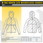 Кофта M-Tac Lite Microfleece Hoodie Army Olive 3XL (00-00009419) - изображение 10