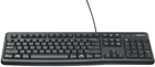 Клавіатура дротова Logitech K120 for business USB DEU Black (920-002516) - зображення 2