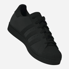 Підліткові кеди для дівчинки Adidas Superstar J FU7713 36.5 (UK 4.5) Чорні (4062056554926) - зображення 9