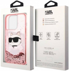 Etui CG Mobile Karl Lagerfeld Glitter Choupette Head do Apple iPhone 14 Pro Rozowy (3666339086985) - obraz 2